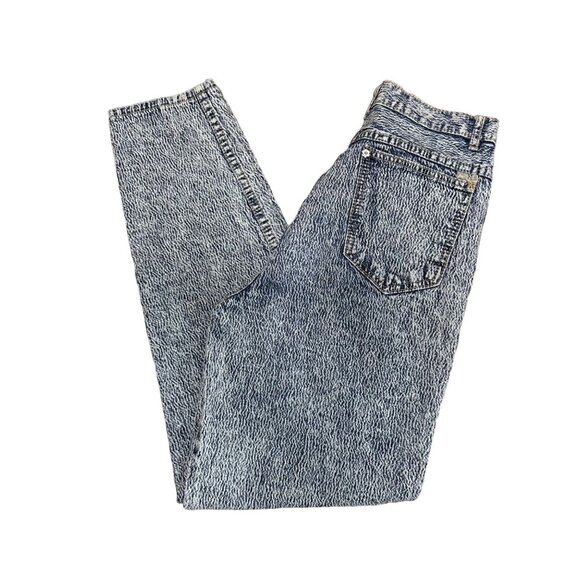Vintage Gitano Tapered Leg Jeans Size 26 Acid Wash Skinny Leg High Rise - Picture 10 of 10